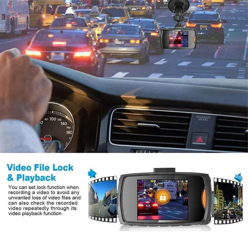 Hd Dashcam with Fill Light Large Wide Angle Night Vision Car DVR Common to All Cars