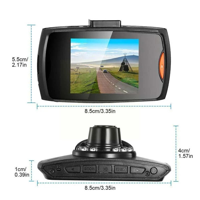 Hd Dashcam with Fill Light Large Wide Angle Night Vision Car DVR Common to All Cars